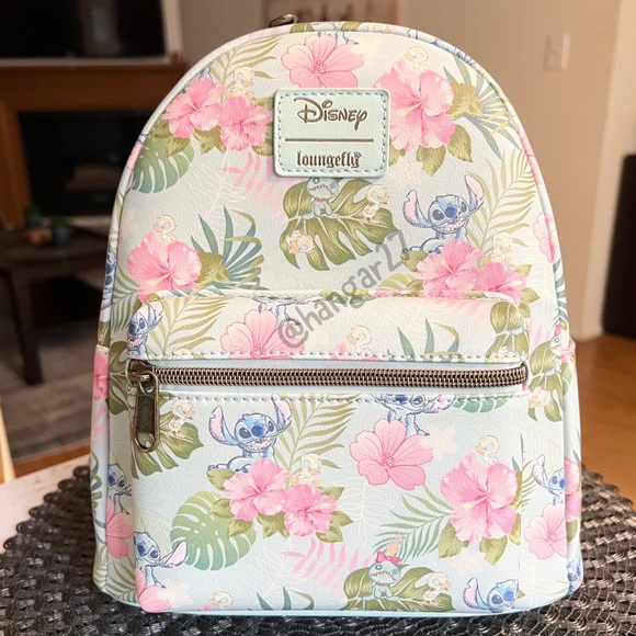 Stitch Tropical Loungefly Backpack - Picture 5 of 7